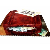 tort walizka tort z logo firmy