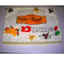 tort urodzinowy z logo tort basen