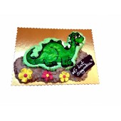 tort z dinozaurem