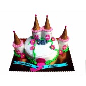 tort w kształcie zamku batman